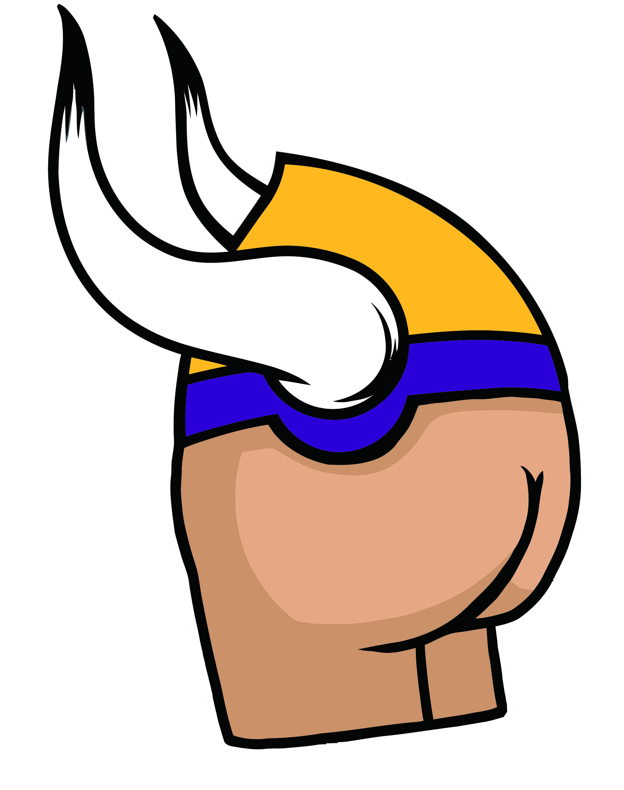 Minnesota Vikings Butts Logo iron on transfers